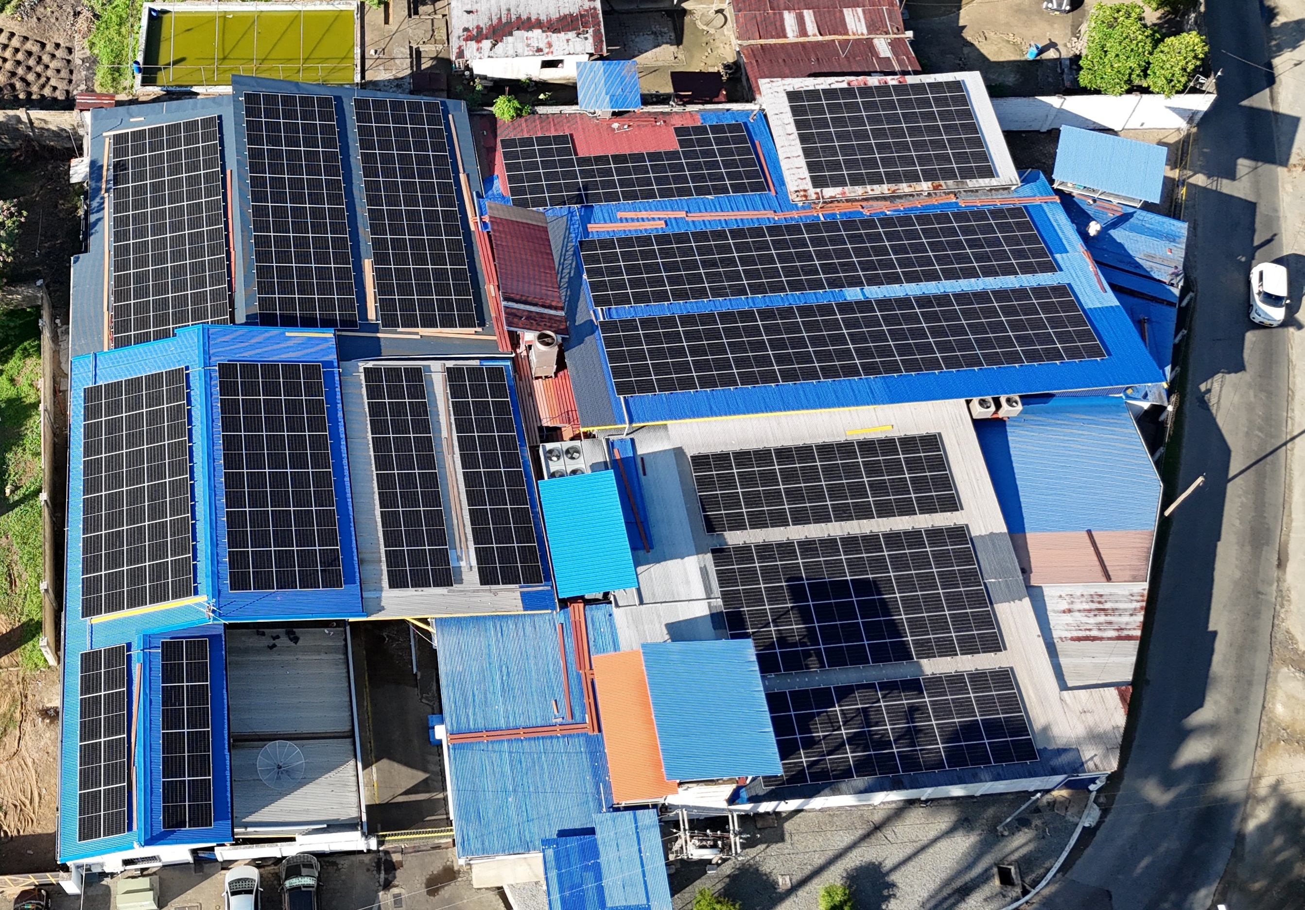 Commercial Rooftop solar installation